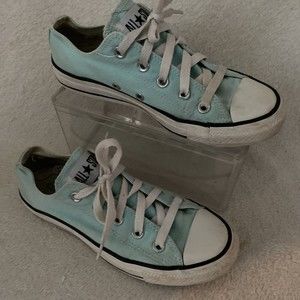 Converse Womens Size 6 Mens 4 All Star Chuck Taylor Low Top Teal Turquoise